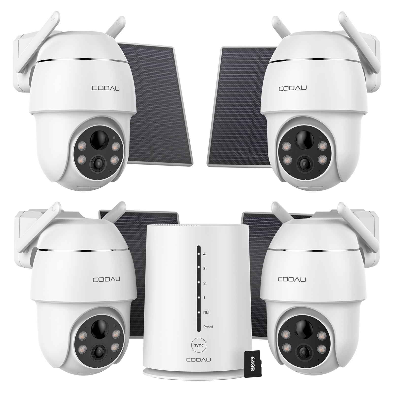 Cooau Battery Security Camera（要アプリダウンロード Cooau Battery Security Camera（要アプリダウンロード
