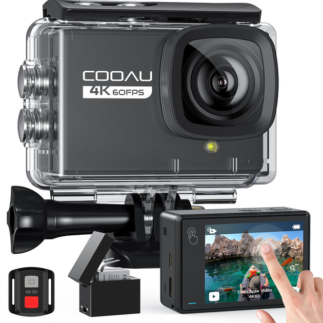 【新品未使用】アクションカメラ　COOAU 最新版4K/60fps Amazon | 「COOAU 4K/60fps」アクションカメラ 真 4K 60fps 20MP 2