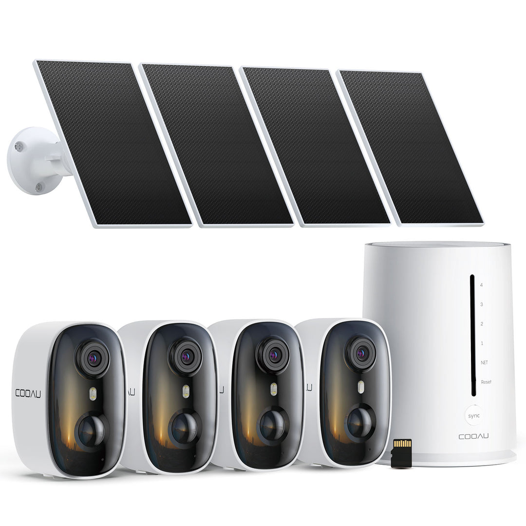 防犯カメラ Security camera COOAU 8MP 3pieces set Home Security – COOAU