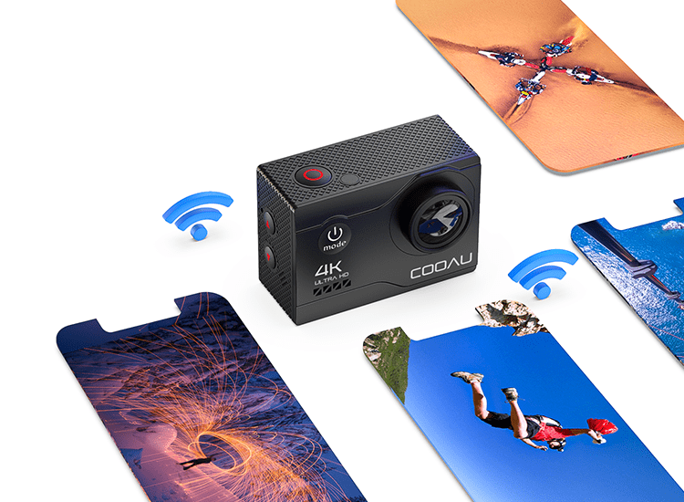 Cooau 4k action camera app 2025